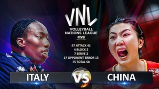 Italy vs China _ Women s VNL 2024