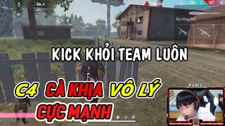 [FREEFIRE] VÔ LÝ RỜI TEAM VÌ BỊ MA , C4 CÀ KHỊA CỰC MẠNH