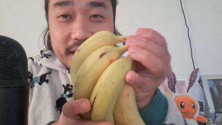 ASMR BANANA (EATING SOUNDS & AIR TRACING)
