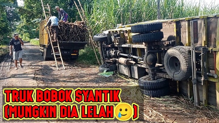 (vlog) cuma bisa pasrah..!! buruh tebu kerja 2x karena truknya bobok syantik. vlog eps 3