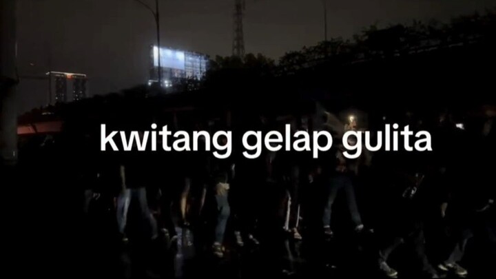 hati hati teman teman, kalo bisa pulang sekarang. Stay safe all #indonesiagelap #kwitang #police #fy