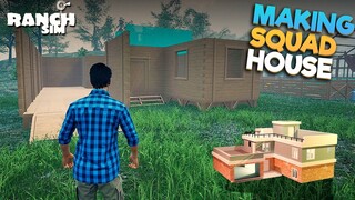 RANCH SIMULATOR | MAKING "PUBG MOBILE" SQUAD HOUSE! (PART 1)