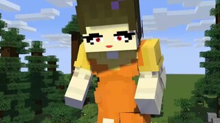 [Anime][Minecraft] Thây ma nhỏ bé rơi vào bẫy của trò chơi con mực