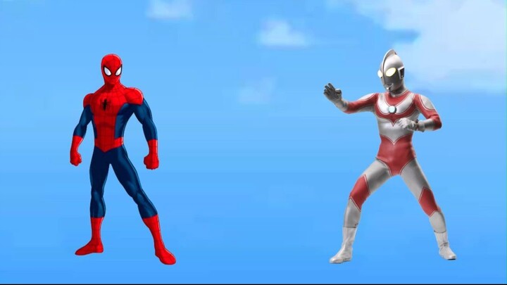 Spider-Man vs Ultraman! Siapa Menang? 🕷️🔥
