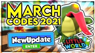 All "New Update Working Codes 2021 in Roblox Little World