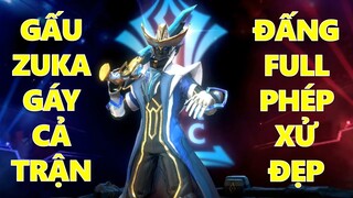 Gấu Zuka team bạn gáy cả trận - 1 Mình đấng full phép gánh team 3 AD