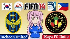 Miyako FIFA 14 | Incheon United VS Kaya FC Iloilo (AFC Champions League 2023-24)