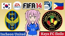 Miyako FIFA 14 | Incheon United VS Kaya FC Iloilo (AFC Champions League 2023-24)