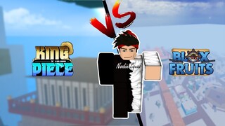 Blox Fruits VS King Piece New World | Game Battle #2 |🔲