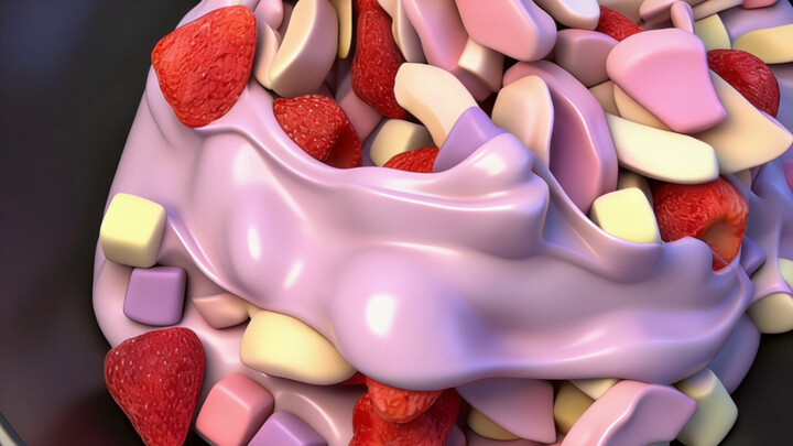 Khách đặt một nồi 3 cân [Bánh dâu tằm bông tuyết] ^v^