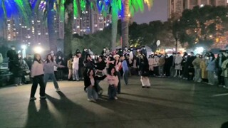 江西新余随机舞蹈跨年--抱石公园站 WE GO路演，太美了！！！！