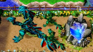 In "Warcraft 3", who can solo the Hydra clan at the Fountain of Life?