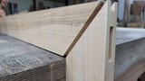 "Woodworking" Super connection method that can combine wooden boards without nails in the whole proc