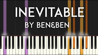 Inevitable by Ben&Ben Synthesia Piano Tutorial with free sheet music (Intermediate level)