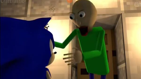 GRANNY VS Classic SONIC & BALDI CHALLENGE REMASTERED! Minecraft Animation Horror Game Animation Vide
