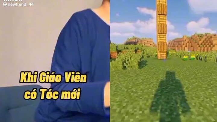 khi giáo viên có tóc mới