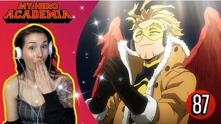 HAWKS ENTER THE CHAT! My Hero Academia Season 4 Episode 24 REACTION + REVIEW (Episode 87)