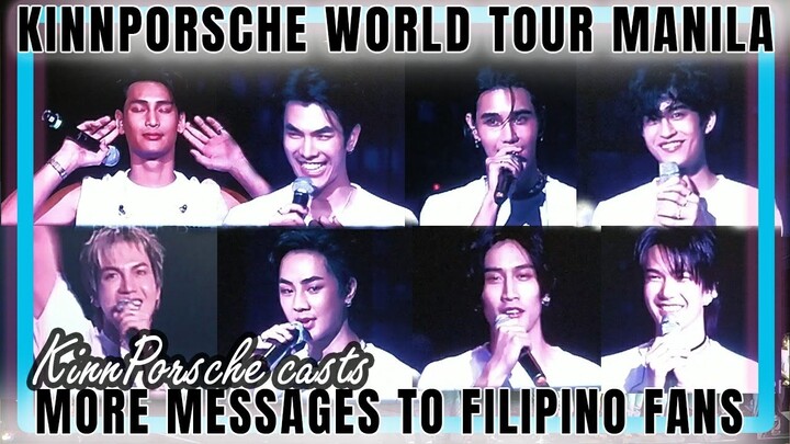 KinnPorsche casts more messages to Filipino fans- KinnPorsche World Tour Manila
