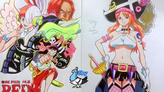 สอนวาดนามิ Nami One Piece Film RED