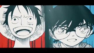 One Piece x Detective Conan special collaboration