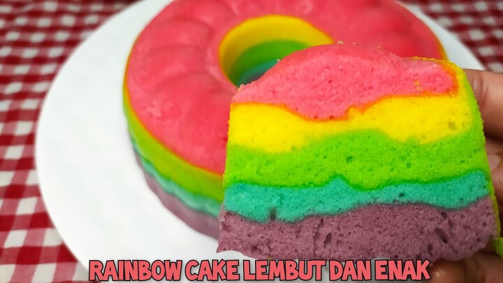 CARA MEMBUAT RAINBOW CAKE YANG ENAK BUAT TEMAN KOPI. UNTUK IDE USAHA JUGA OKE NIH 🌈