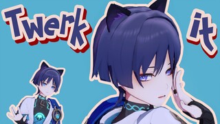 【原神MMD】♡散猫猫在向你展示他的PP，🥵你选择＿＿｜流浪者