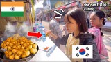 Korean Girl Addicted with India street foodðŸ‡°ðŸ‡·â�¤ï¸�ðŸ‡®ðŸ‡³