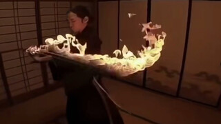 【鬼灭之刃】火焰艺术家「宮窪研」火之神神乐&炭治郎の日轮刀