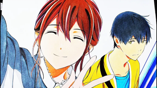 ภาพวาด - ฉันอยากกินตับอ่อนของคุณ (ซากุระและฮารุกิ)