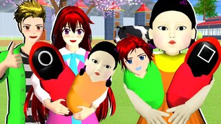 วันหยุดสุดป่วน | Squid Game ep12 SAKURA School Simulator | CKKIDGaming