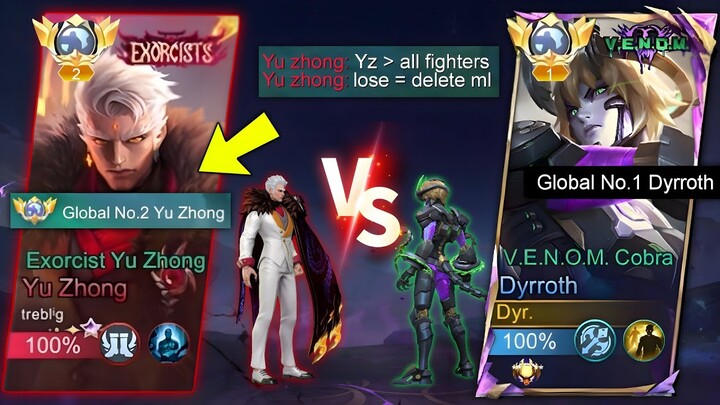 DYR vs PRO TOP GLOBAL YU ZHONG 🔥 - INTENSE MATCH WHO WILL WIN?