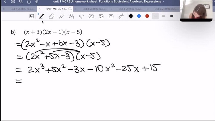 乘法多项式 Multiplying Polynomials