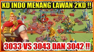 LAWAN 2 KD MASIH MENANG !! KD INDO 3033 VS 3043 DAN 3042 WAR KVK 2 ROK !!