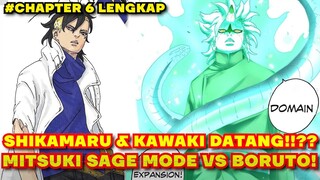 BORUTO TWO BLUE VORTEX CHAPTER 6 SPOILER - MITSUKI SAGE MODE VS BORUTO !! SHIKAMARU & KAWAKI TIBA!?