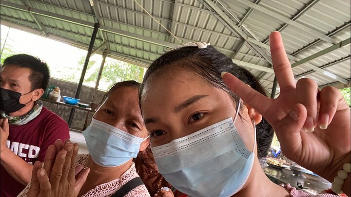 ร่วมทำบุญข้าวสากปีแรก‼️เชื่อความสัมพันธ์ฉันพี่น้องในหมู่บ้าน🥰💕