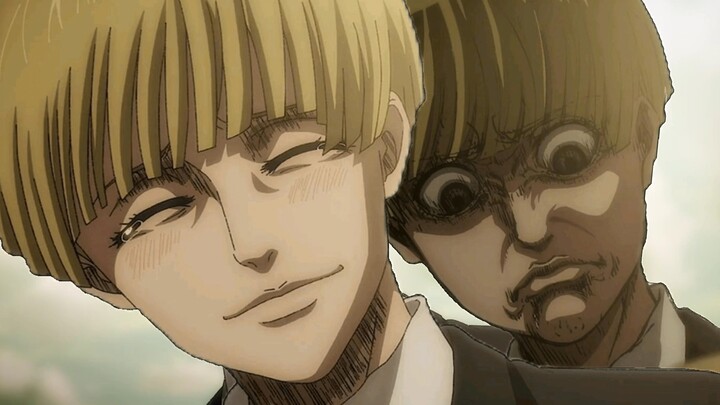 Kamu tersenyum sangat manis, tapi Attack on Titan