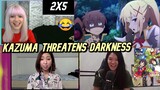 Kazuma Threatens Darkness | Konosuba - Reaction Mashup