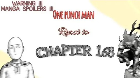 One Punch Man react to Chapter 168 [ Saitama VS Garou ] âš  Manga Spoilers âš  WARNING !!!