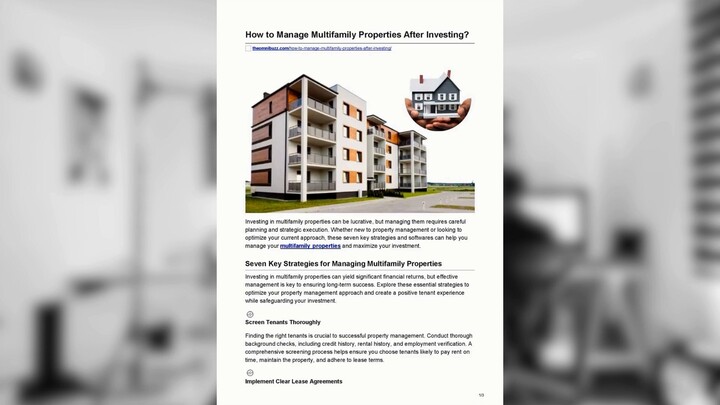 Essential Strategies for Multifamily Property Owners for Excellence