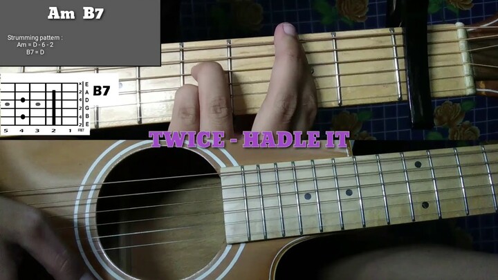 Twice - Handle it Guitar Chords Tutorial + Cover