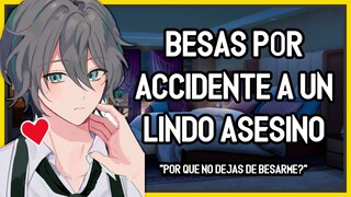 | ASMR Roleplay | 💖🥞 Besas Por "Accidente" a un Lindo Asesino - Se enamora de ti - M4F