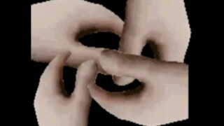Tangan dan tangan hanya menyentuh tangan dan tangan lainnya