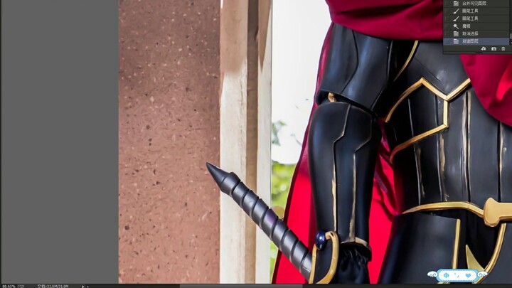 [Cosplay] Super strong! Bone King's shocking transformation! A rough PS poster synthesis of moving m