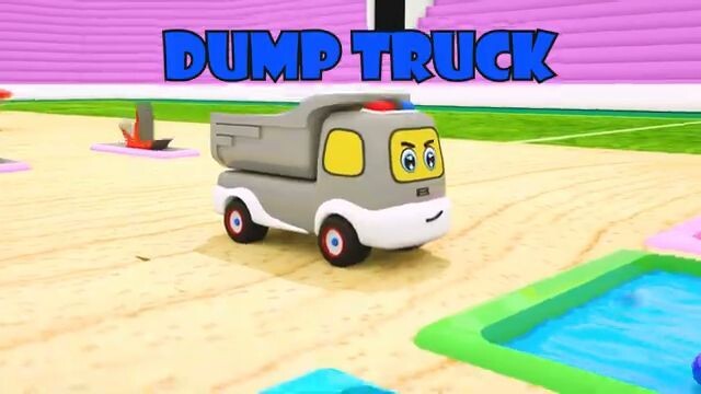 Simple Five Little Monkey Song _ Little Cars Learns Color and Song _ Baby Nurser