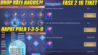 KLAIM 16 TIKET KOF FASE KE-2 LANGSUNG GACHA BUAT DAPATIN SKIN EPIC DAN KOF! | MOBILE LEGENDS