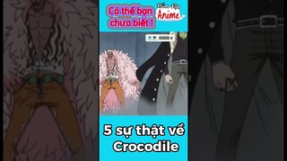 5 sự thật về Sir Crocodile #onepiece #crocodile#shorts