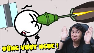 ĐỪNG VƯỢT NGỤC NẾU KHÔNG MUỐN BỊ BẮN BẰNG TÊN LỬA !!! (Pobbrose Đặc vụ người que) ✔