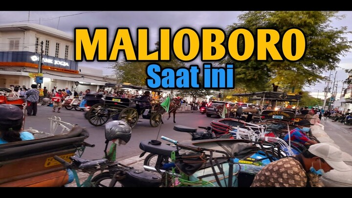 SUASANA MALIOBORO MALAM HARI JOGJAKARTA TANPA PKL  | NAIK DALMAN MALIOBORO