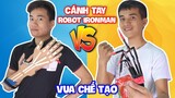 VUA CHẾ TẠO - Hội Thi Làm Cánh Tay Robot Iron Man bằng phẳng Giấy Và Án Thư Tay Robot Ống Hút