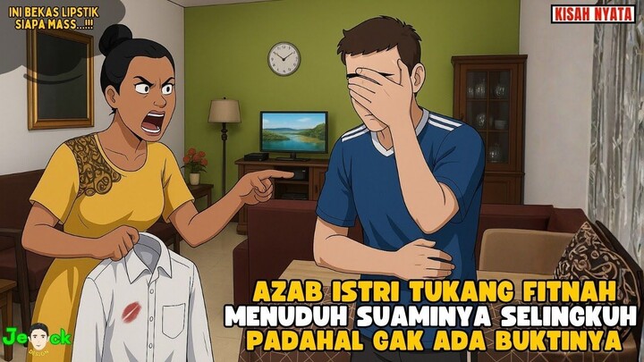 AZAB ISTRI TUKANG FITNAH MENUDUH SUAMINYA SELINGKUH TAPI GA PUNYA BUKTI